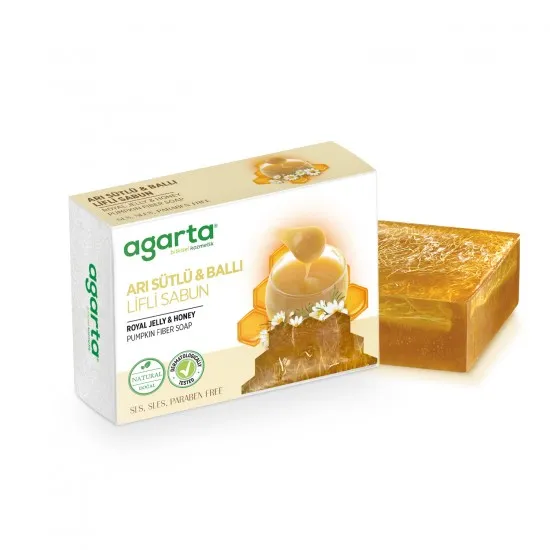 Agarta - AGARTA DOĞAL APISOAP ARI SÜTLÜ-BALLI-KABAKLİFİ 150G