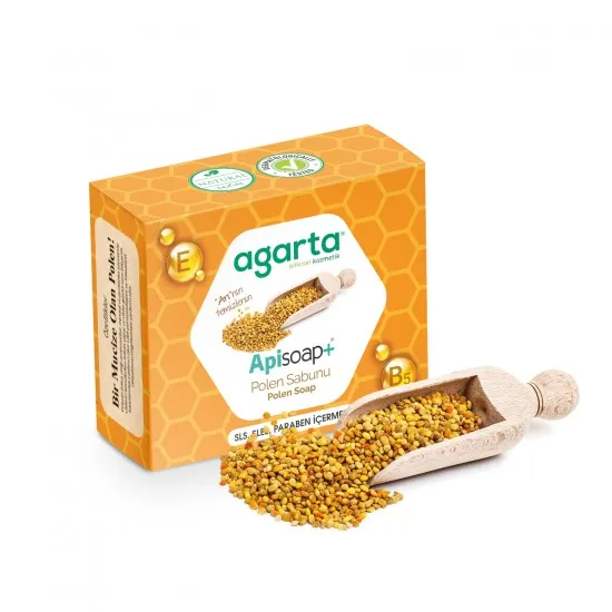 Agarta - AGARTA DOĞAL APISOAP POLENLİ 100GR