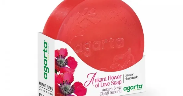 Agarta - AGARTA DOĞAL ÇİÇEK BAHÇESİ SABUNU ANKARA SEVGİ ÇİÇEĞİ 150G