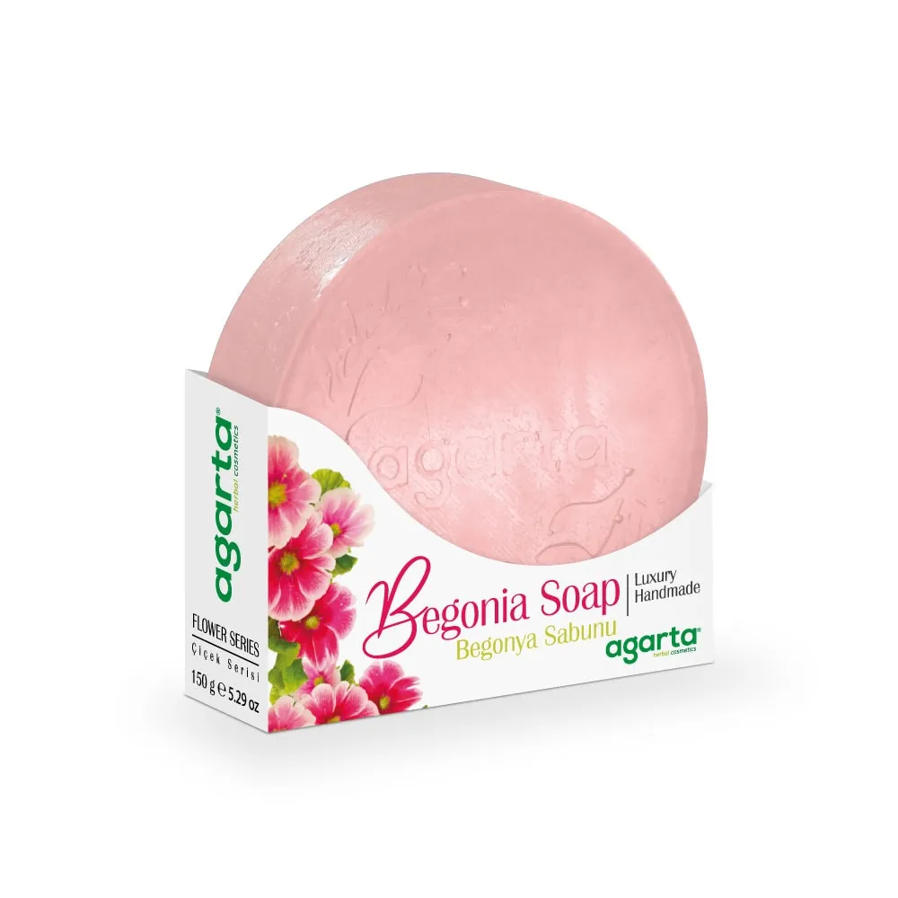 Agarta - AGARTA DOĞAL ÇİÇEK BAHÇESİ SABUNU BEGONYA 150G