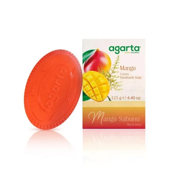 Agarta - AGARTA DOĞAL ÇİÇEK BAHÇESİ SABUNU MANGO 125GR