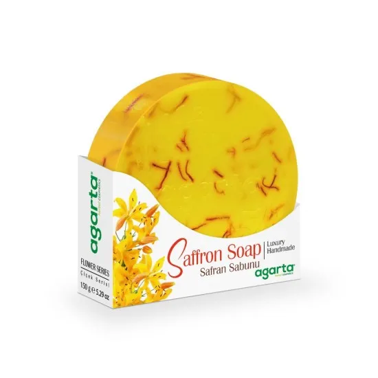Agarta - AGARTA DOĞAL ÇİÇEK BAHÇESİ SABUNU SAFRAN 150G