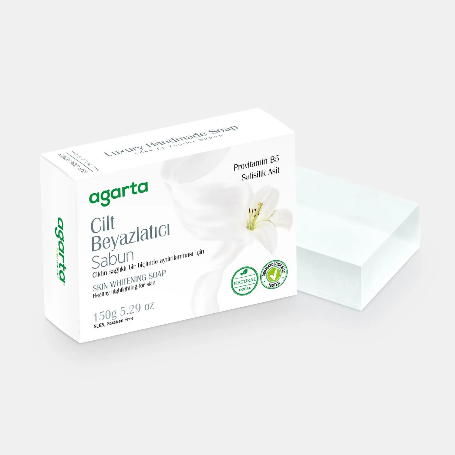 Agarta - AGARTA DOĞAL CİLT BAKIM SABUNU CİLT BEYAZLATICI 150GR