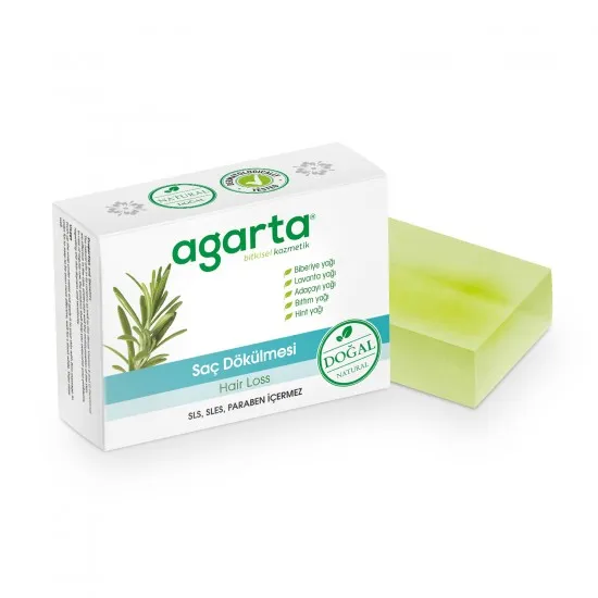 Agarta - AGARTA DOĞAL CİLT BAKIM SABUNU SAÇ DÖKÜLMESİ 150GR