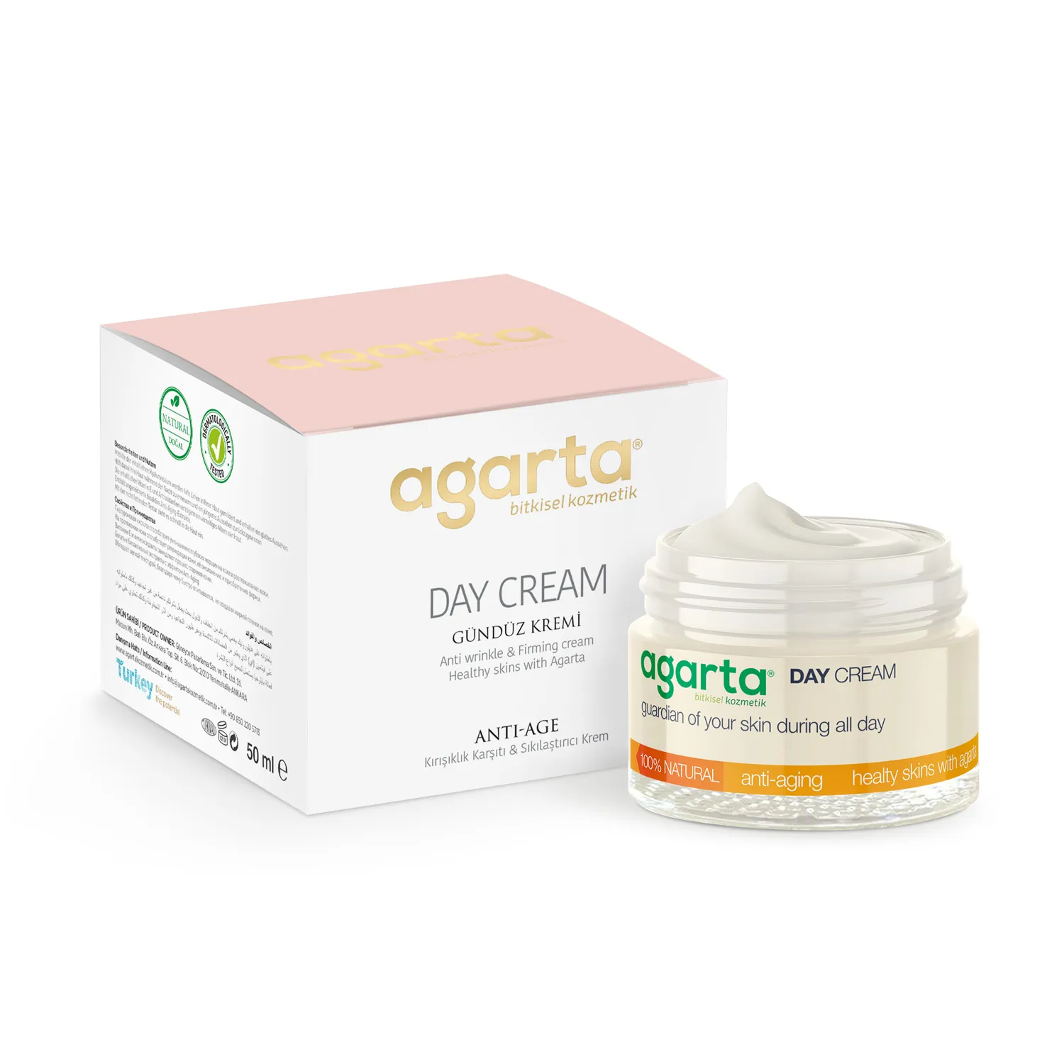 Agarta - AGARTA DOĞAL GÜNDÜZ KREMİ 50 ML