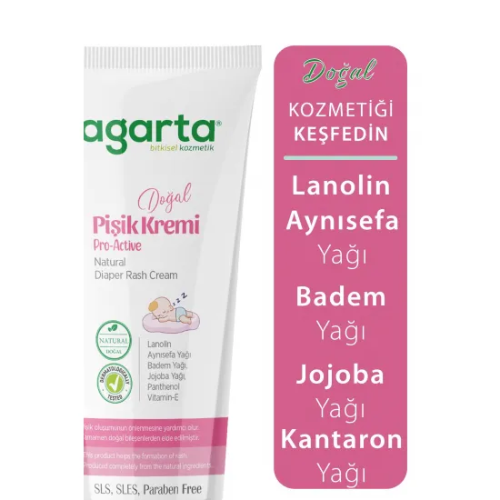 Agarta - AGARTA DOĞAL PİŞİK KREMİ 100 ML