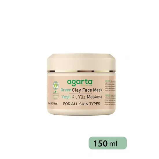 Agarta - AGARTA DOĞAL YEŞİL KİL YÜZ MASKESİ 150 ML Agarta - AGARTA DOĞAL YEŞİL KİL YÜZ MASKESİ 150 ML