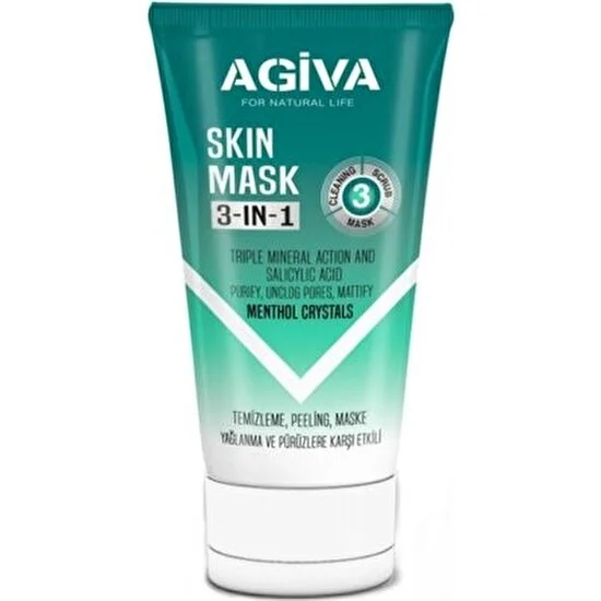 Agiva - AGİVA SKIN MASK 3IN1 150ML Agiva - AGİVA SKIN MASK 3IN1 150ML