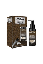 Agiva - AGİVA YARI KALICI SAKAL GÖLGE BOYASI BROWN 125ML