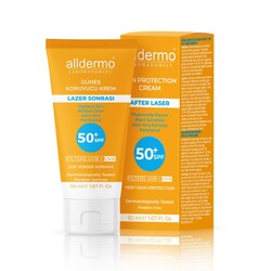 Alldermo - ALLDERMO SPF50+ LAZER EPİLASYON SONRASI KREM 50ML