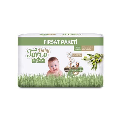 BABY TURCO DOĞADAN CIRTLI BEZ FIRSAT MİNİ NO:3 42Lİ 28005877 - 1