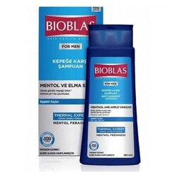 Bioblas - BIOBLAS ŞAMPUAN FORMEN KEPEK ŞAMPUANI MENTOL VE ELMA SİR. 360 ML