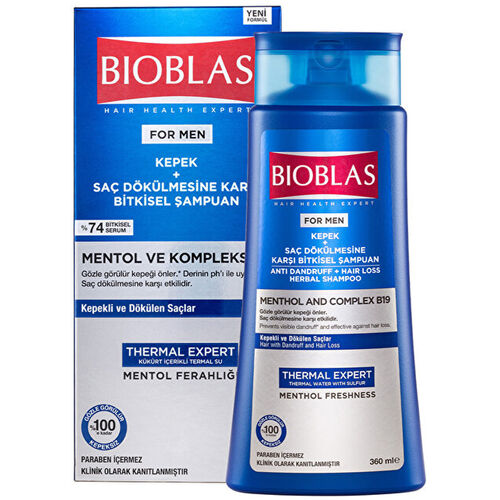 BIOBLAS ŞAMPUAN FORMEN KEPEK VE SAÇ DÖK. 360 ML - 1