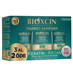 Bioxcin - BIOXCIN KERATİN-ARGAN ŞAMPUAN 3AL 2 ÖDE
