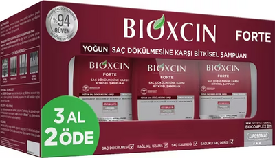 BIOXCIN ŞAMPUAN FORTE 3'LÜ SET - 1