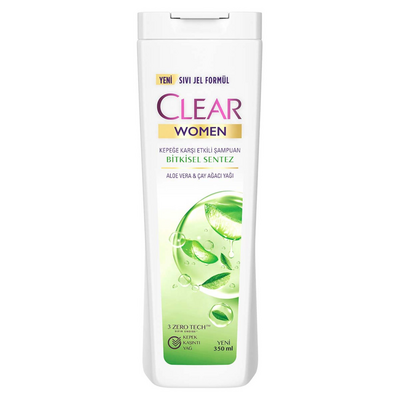 CLEAR WOMEN KEPEĞE KARŞI ŞAMPUAN BİTKİSEL SENTEZ 350ML - 1