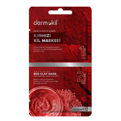 Dermokil - DERMOKİL 2*7,5 RED CLAY MASK Dermokil - DERMOKİL 2*7,5 RED CLAY MASK