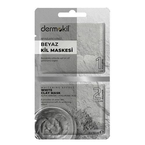 DERMOKİL 2*7,5 WHITE CLAY MASK - 1