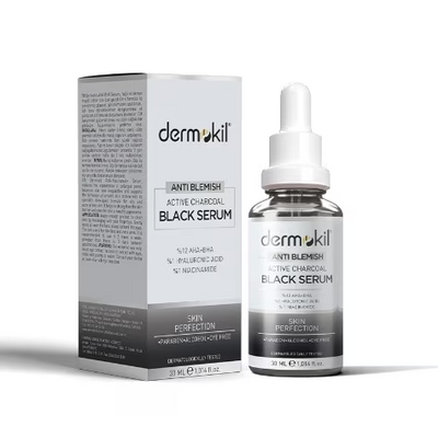 DERMOKİL ACTIVE CHARCOAL BLACK SERUM 30ML - 1