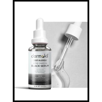 DERMOKİL ACTIVE CHARCOAL BLACK SERUM 30ML - 3