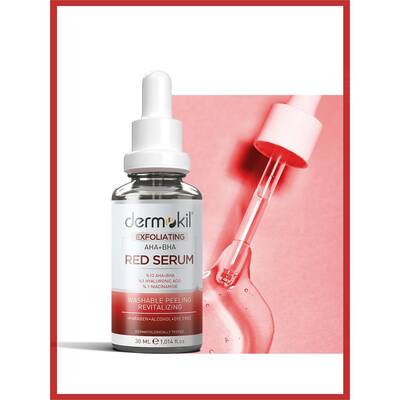 DERMOKİL AHA+BHA RED SERUM 30 ML - 3