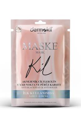 DERMOKIL AKNEJENIK CILTLER ICIN SIYAH NOKTA VE PURUZ KARSITI MASKE 15 ML - 1