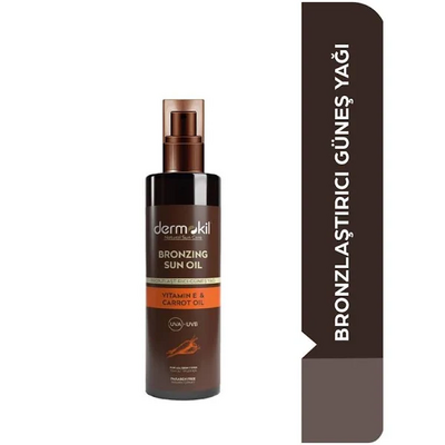 DERMOKİL BRONZLAŞTIRICI GÜNEŞ YAĞI 200ML - 1