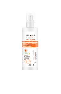 DERMOKİL ÇOK YÖNLÜ YÜKSEK KORUYUCU GÜNEŞ SPREYİ 50SPF 200MLL - 1