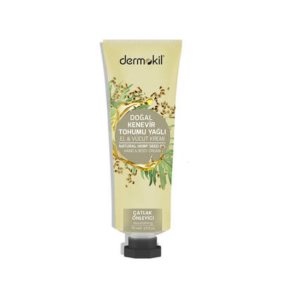 DERMOKİL DOĞAL KENEVİR TOHUMU YAĞLI KREM 75ML - 1