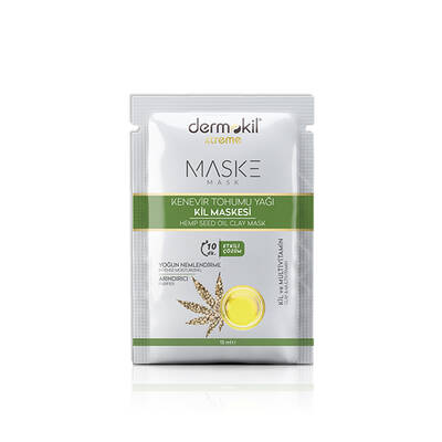 DERMOKIL KENEVIR TOHUMU YAGI KIL MASKESI YOGUN NEMLENDIRME 15 ML - 1