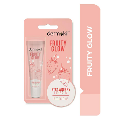 DERMOKİL LIP BALM FRUITY GLOW STRAWBERRY 15G - 1