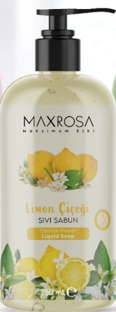 DERMOKİL MAXROSA SIVI SABUN LİMON ÇİÇEĞİ 750ML - 1