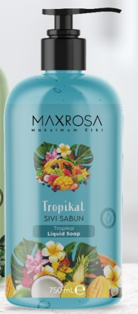 DERMOKİL MAXROSA SIVI SABUN TROPİKAL 750ML - 1