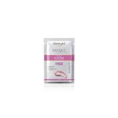 DERMOKIL PEMBE KIL MASKESI PEELING ETKILI YAG DENGELEYICI-15 ML - 1