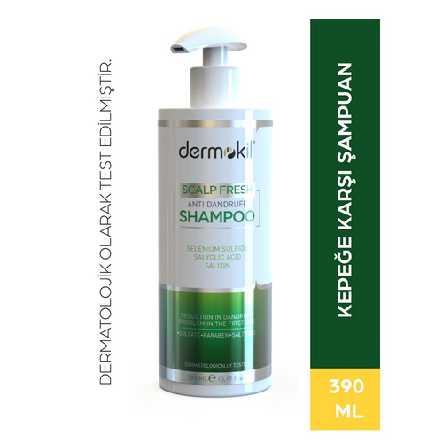 DERMOKİL ŞAMPUAN SCALP FRESH 390ML - 1