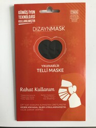 Dizaynmask - DİZAYN MASK L BEDEN KULAKTAN TELLİ SİYAH