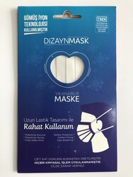 Dizaynmask - DİZAYN MASK L BEDEN TELSİZ BEYAZ