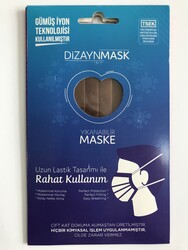 Dizaynmask - DİZAYN MASK L BEDEN TELSİZ KAHVERENGİ