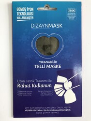Dizaynmask - DİZAYNMASK MASKE L BEDEN TELLİ HAKİ