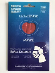 Dizaynmask - DİZAYNMASK MASKE L BEDEN TELSİZ KIRMIZI