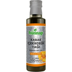 Hünnap - HÜNNAP KABAK ÇEKİRDEĞİ YAĞI 100ML