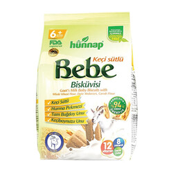 Hünnap - HÜNNAP KEÇİ SÜTLÜ BEBE BİSKÜVİSİ 200GR