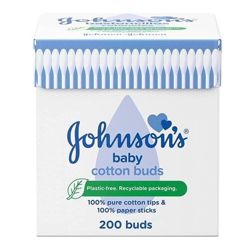 JOHNSONS BABY KULAK TEMİZLEME ÇUBUĞU 200'LÜ - 1