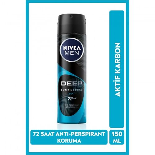 NIVEA DEO SPREY ERK DEEP BEAT 150 ML - 1