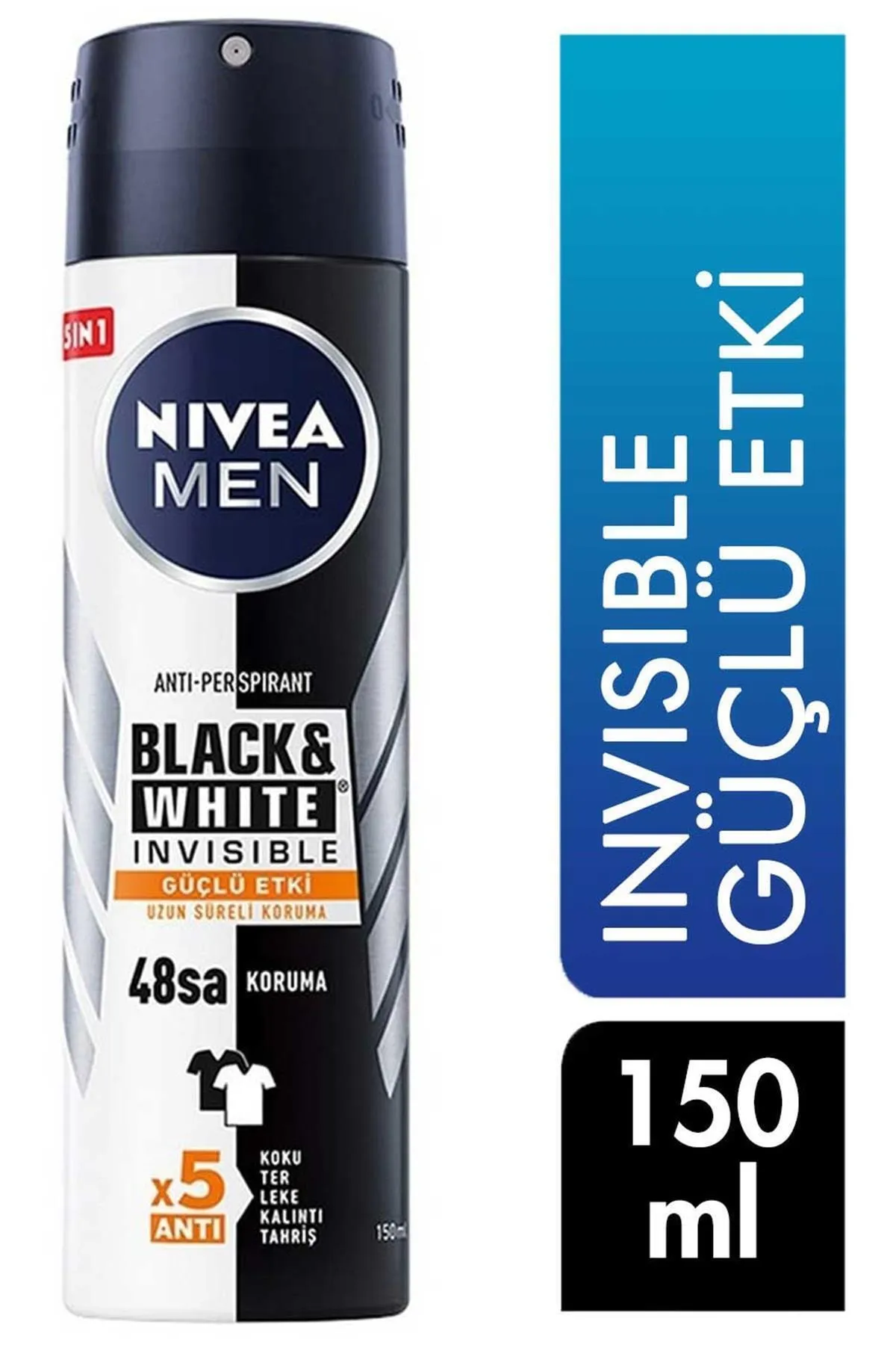 Nivea - NIVEA MEN BLACK WHITE INVISIBLE 150ML