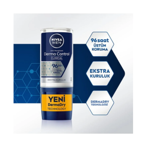 NIVEA ROLL-ON MEN DERMA CONTROL CLINICAL 50ML - 1