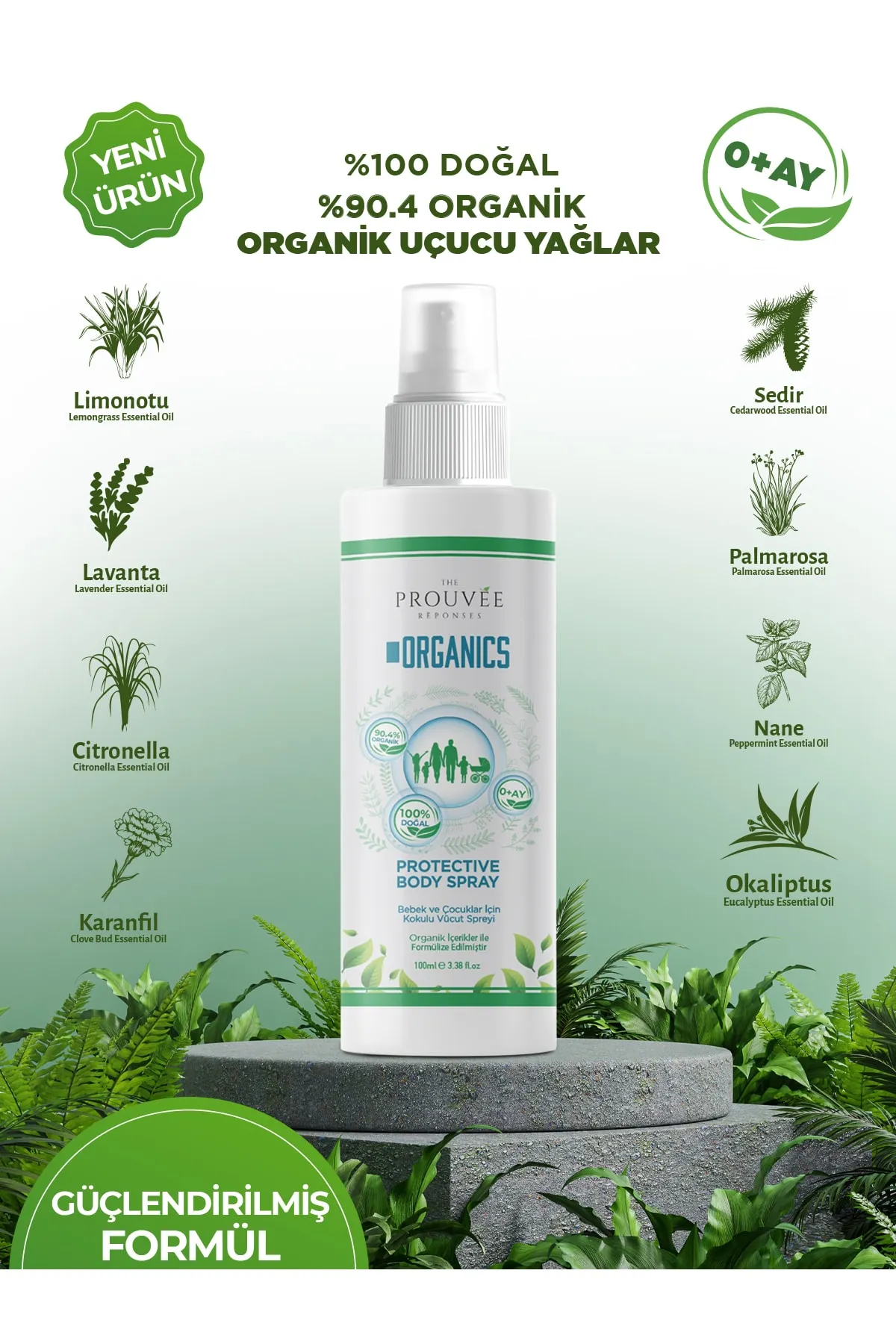 Prouvee - PROUVEE ORGANICS PROTECTIVE BODY SPRAY 100ML