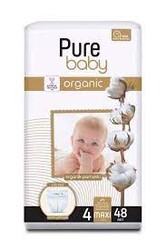 Pure Baby - PURE BABY PAMUK 2 Lİ JUMBO MAXİ NO:4 48'Lİ