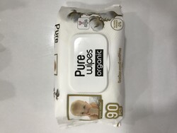  - PURE WİPES ORGANİC ISLAK MENDİL 90 ADET