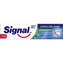 Signal - SİGNAL ÇÜRÜKLERE KARŞI NANE FERAHLIĞI DİŞ MACUNU 50 ML
